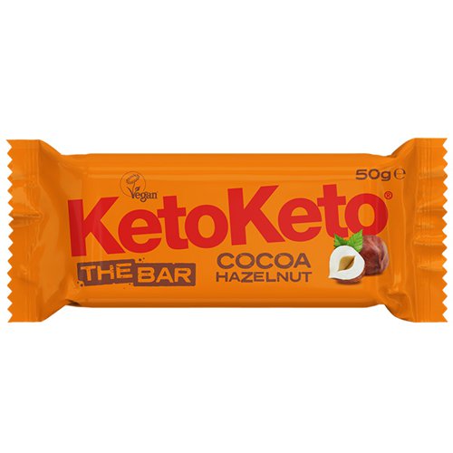 KetoKeto Bar - Cocoa Hazelnut - 12x50g