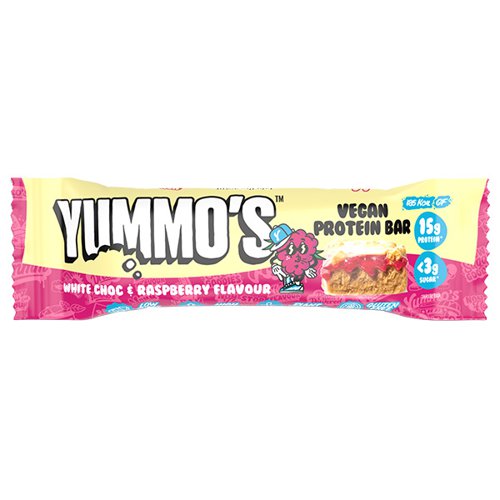 Yummo's - Vegan Protein Bar - White Choc Raspberry - 12x55g