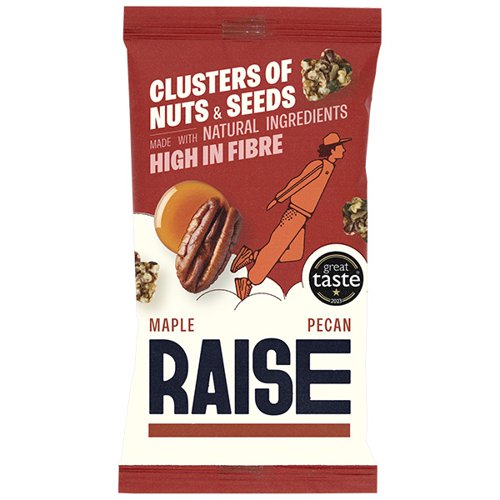 Raise Snacks - Maple Pecan - 12x35g
