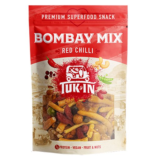 Tuk-In - Bombay Trail Mix - Red Chilli - 9x40g