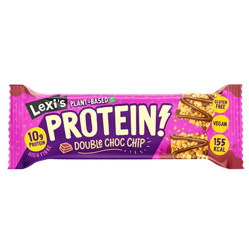 Lexi's - High Protein - Cripsy Bars - Double Choc Chip - 12x40g