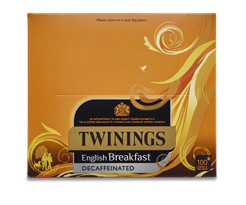 Twinings S&T - Decaff English Breakfast - 6x100 Hot Drinks JA7116