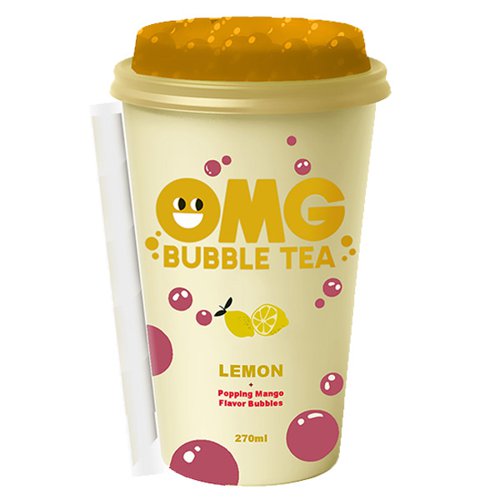 OMG Bubble Tea - Lemon - 10x270ml Cold Drinks JA7145