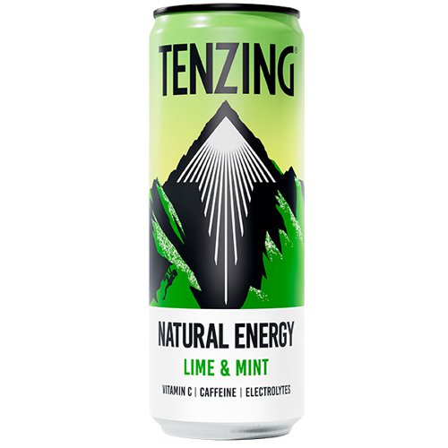 TENZING Natural Energy - Lime & Mint - 12x250ml Cold Drinks JA9542