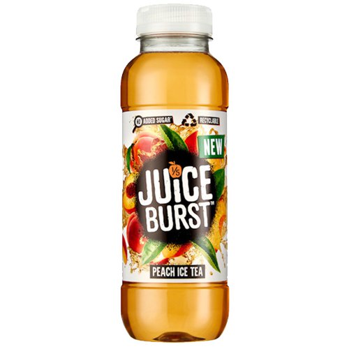 Juice Burst - Peach Ice Tea - 12x330ml Cold Drinks JA9543