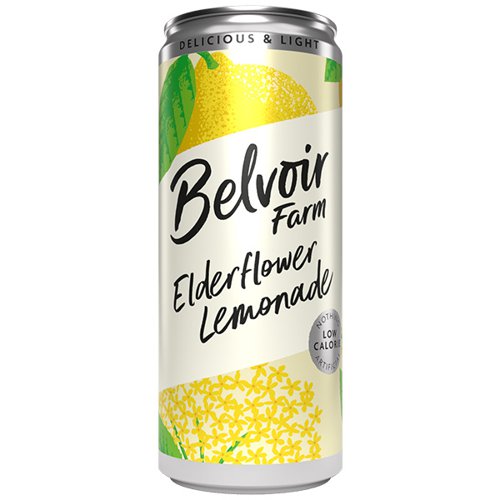 Belvoir Cans - Elderflower Lemonade - 12x330ml Cold Drinks JA9544