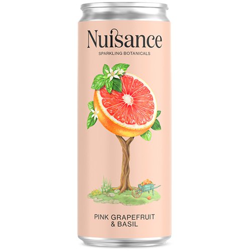 Nuisance - Pink Grapefruit & Basil - 12x250ml Cold Drinks JA9560