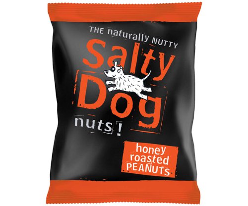 Salty Dog Peanuts - Honey Roasted - 1x24x45g Card