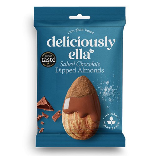 Deliciously Ella - Dipped Almonds - Salted Chocolate - 12x27g Food & Groceries JA9619