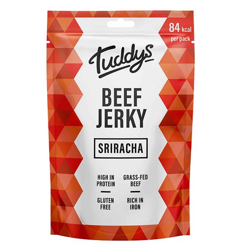 Tuddys Beef Jerky - Sriracha - 12x28g Food & Groceries JA9624