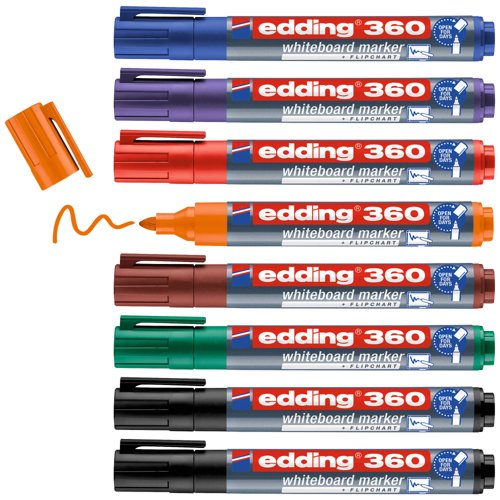 Edding e-360/8 S Whiteboard Marker A8 (8)