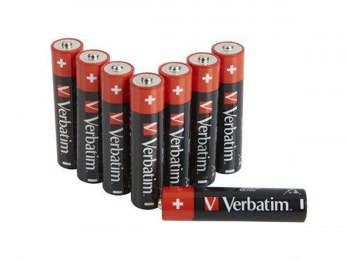 Verbatim 49502 Single-Use Battery AAA 1.5 V 8 Pc(s) -18 - 50 °C 44.5 mm