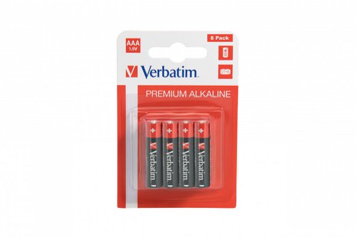 VER49502 | Verbatim's AAA batteries are the smallest model in the Verbatim range. They are recommended for use in devices such as MP3 players, cameras and toys that require constant power for long periods of time.