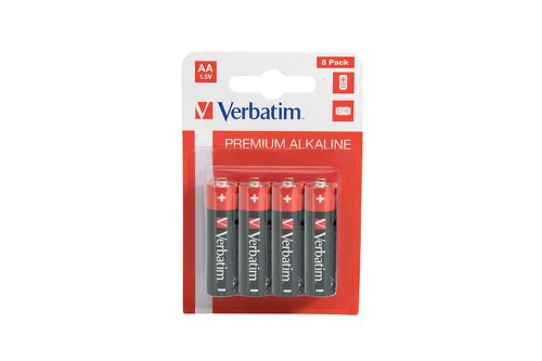 VER49503 | Verbatim's AA batteries are the most popular model. They are recommended for use in devices such as portable radios, MP3 players, cameras and TV / DVD remote controls.