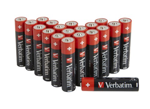 Verbatim 49877 Single-Use Battery AA 1.5 V 20 Pc(s) -18 - 50 °C 50.5 Mm