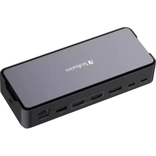 Verbatim CDS-15SSD Wired USB 3.2 Gen 1 (3.1 Gen 1) Type-C 100 W 3.5 mm 1000 Mbit/s Black Grey 32174