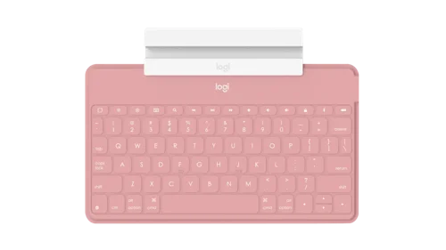 Logitech Keys-to-Go QWERTY UK International Portable Wireless Blush Pink Keyboard for Apple