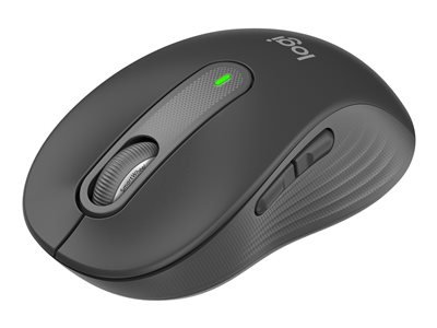 Logitech Signature M650 Business 4000 DPI Wireless+Bluetooth Optical Graphite Mouse