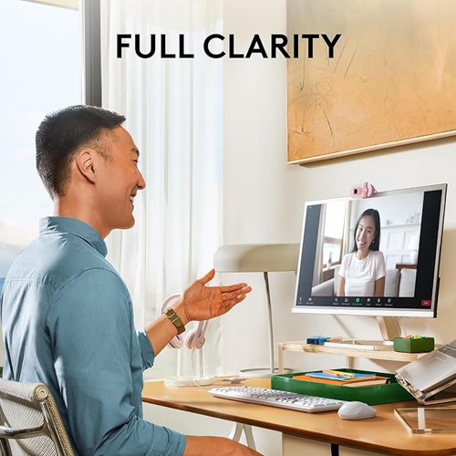 8LO960001623 | Full HD 1080p webcam with auto-light balance, integrated privacy shutter, and built-in mic.Full HD 1080p resolution gives you better clarity for better calls.RightLight boosts brightness by up to 50%, reducing shadows, so you look your best.Thoughtfully designed for your work-from-home life, the integrated privacy shutter gives you reliable privacy. When the day is done, give the shutter a slide for peace of mind.A convenient, built-in microphone ensures that you’re heard clearly in video calls, so you can look and sound your best without the fuss.Brio 100 is compatible with most calling platforms like Microsoft Teams, Google Meet, and Zoom—and most operating systems like Windows, macOS, and ChromeOS.