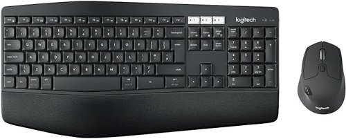 Logitech MK850 Performance USB QWERTY Full-Size Wireless Keyboard and 1000 DPI 8 Button Optical Mouse Keyboard & Mouse Set 8LO920008226