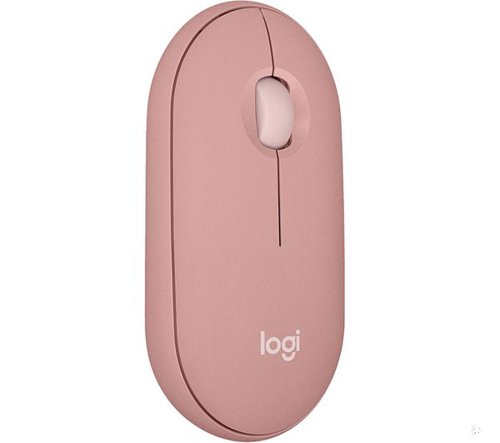 Logitech Pebble 2 M350s 4000 DPI Ambidextrous RF Wireless + Bluetooth Optical Tonal Rose Mouse Mice & Graphics Tablets 8LO910007014