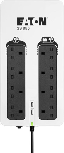 8EA10366546 | The Eaton 3S Gen2 range offers affordable and reliable UPS for home and small business. This offline UPS provides surge and power protection for internet gateways, desktop computers, and other critical electronics.