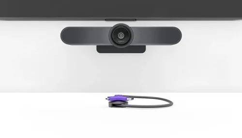 8LO952000010 | Logitech Swytch is a BYOM (bring your own meeting) laptop link for video conferencing in meeting rooms, linking a Windows® 10 laptop, MacBook®, or Chromebook to the room’s AV equipment with a single USB Type A or C connection.Swytch works in rooms outfitted with a dedicated computer or an appliance based conference camera that run video conferencing applications — including Microsoft Teams Rooms and Zoom Rooms — and in BYOM rooms equipped with a only conference camera and display. Simply connect Swytch to the laptop via USB and launch the desired application to enjoy broadcast-quality video and content sharing at up to 4K resolution. With a one-cable laptop link to a meeting room’s AV devices, Logitech Swytch makes every room ready for any meeting.