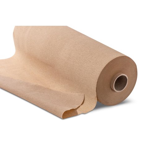 Paper Stretch 500mm x 150M 200mm OD 76mm Cores Buff crepe paper 1 roll 