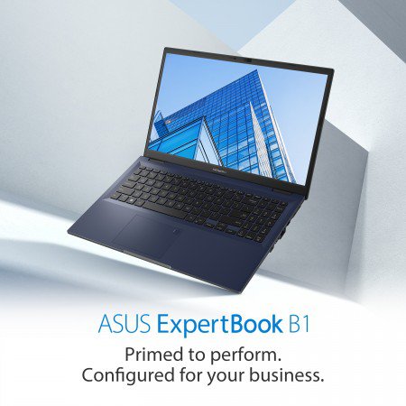 ASUS ExpertBook B1 15.6 Inch Intel Core i5-1335U 16GB RAM 512GB SSD Intel Iris Xe Graphics Windows 11 Pro Notebook