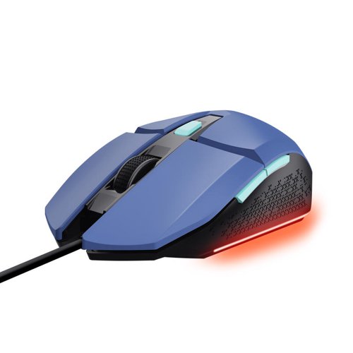 Trust GXT 109B Felox 6400 DPI USB-A Wired Blue Gaming Mouse 8TR25067 Buy online at Office 5Star or contact us Tel 01594 810081 for assistance