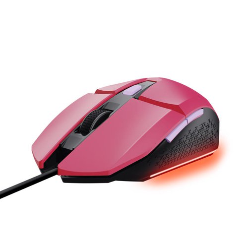 Trust GXT 109P Felox 6400 DPI USB-A Wired Pink Gaming Mouse 8TR25068 Buy online at Office 5Star or contact us Tel 01594 810081 for assistance