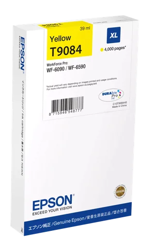 Epson Yellow Ink Cartridge 39ml - C13T90844N