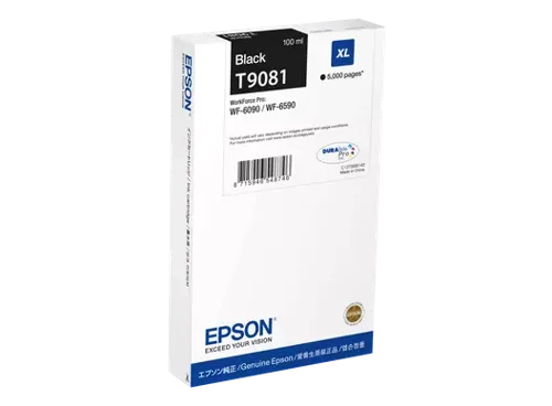 Epson Black Ink Cartridge 5K Pages -  C13T90814N