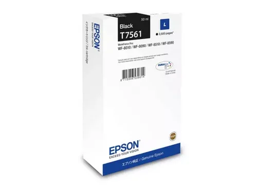 Epson Black Ink Cartridge  2.5K Pages - C13T75614N