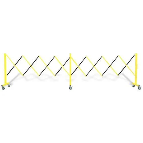 Slingsby Flexpro Steel/Aluminium Expanding Barricade (Up To 4.9m) Yellow/Black - 417038 47690SL