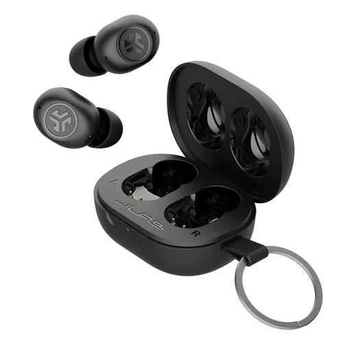 JLab Audio JBuds Mini Black True Wireless Stereo Ear Buds with Charging Case JLab