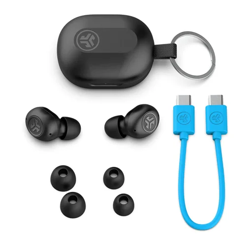 JLab Audio JBuds Mini Black True Wireless Stereo Ear Buds with Charging Case