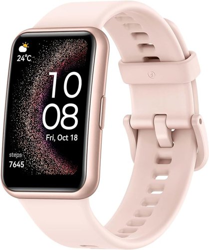 Huawei Watch Fit Special Edition 1.64 Inch AMOLED 30mm Touchscreen Silicone Strap Nebula Pink 8HU55020BEF Buy online at Office 5Star or contact us Tel 01594 810081 for assistance