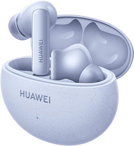 8HU55036652 | Enjoy clear and quality sound from your Bluetooth earphones backed up by HI-RES certification with a tailor made listening experience.Multi-mode active noise cancelling, adapts to your surroundings (busy airports, noisy stations, offices, quiet home).The wireless earbuds can deliver up to 28 hours of music playback when used with the charging case, and play 4 hours of audio on a quick 15-minute charge.Compact and comfortable in ear headphones with 3 sizes of soft silicone ear tips and lightweight charging case, for customized comfort.HUAWEI Buds 5i can simultaneously connect to two devices at once. The audio connection centre in the AI Life app makes it easy to manage devices connected to the earbuds.