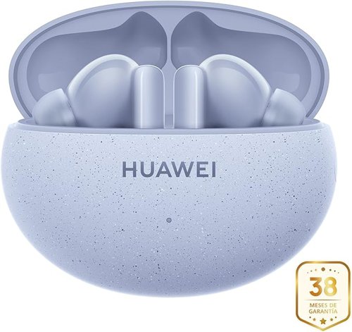8HU55036652 | Enjoy clear and quality sound from your Bluetooth earphones backed up by HI-RES certification with a tailor made listening experience.Multi-mode active noise cancelling, adapts to your surroundings (busy airports, noisy stations, offices, quiet home).The wireless earbuds can deliver up to 28 hours of music playback when used with the charging case, and play 4 hours of audio on a quick 15-minute charge.Compact and comfortable in ear headphones with 3 sizes of soft silicone ear tips and lightweight charging case, for customized comfort.HUAWEI Buds 5i can simultaneously connect to two devices at once. The audio connection centre in the AI Life app makes it easy to manage devices connected to the earbuds.