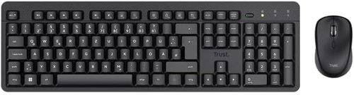 Trust TKM-360 RF Wireless QWERTY UK English Keyboard and 1600 DPI Mouse