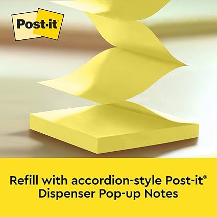 Post-it Z-Notes Dispenser Owl Black + 2 Packs Post-it Super Sticky Z-Notes 45 Sheets per Pad - 7100322315 Repositional Notes 28580MM