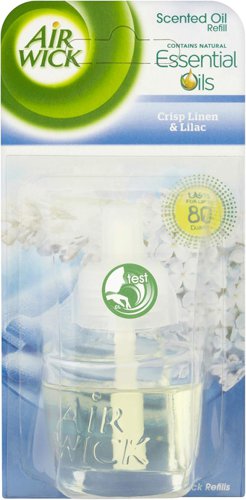 Air Wick Electrical Air Freshener Refill Crisp Linen 19ml - 3200676 Air Fresheners 30092RH