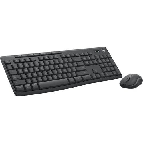 Logitech MK370 Wireless Desktop Keyboard Mouse for Business - Graphite