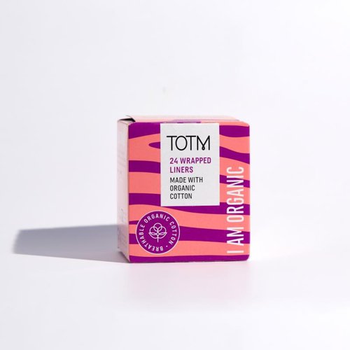 TOTM Organic Wrapped Cotton Liners (Pack 24) - 0606013  48544CP