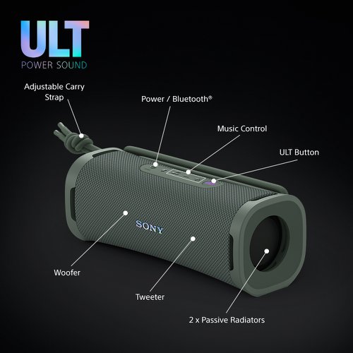 8SO10436775 | Enjoy mighty sound and enhanced bass wherever you go with the ULT FIELD 1. Built to IP67 specifications, it’s waterproof and dustproof, and extensively tested to withstand life’s bumps, scrapes and scratches. You can carry incredible sound with you wherever life takes you – and whatever the party throws at it.A portable speaker with enhanced bass, built to last. It’s easy-to-use and easy to carry, thanks to the multi-way strap. Enjoy music for longer with up to 12 hours of battery life.