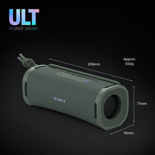 8SO10436775 | Enjoy mighty sound and enhanced bass wherever you go with the ULT FIELD 1. Built to IP67 specifications, it’s waterproof and dustproof, and extensively tested to withstand life’s bumps, scrapes and scratches. You can carry incredible sound with you wherever life takes you – and whatever the party throws at it.A portable speaker with enhanced bass, built to last. It’s easy-to-use and easy to carry, thanks to the multi-way strap. Enjoy music for longer with up to 12 hours of battery life.