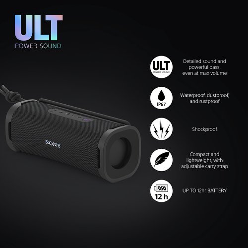 Sony ULT 1 Power Sound Black Wireless Speaker