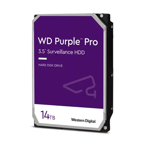 WD Purple Pro drives are designed for advanced AI-enabled recorders, video analytics servers and deep learning solutions requiring additional capacity, performance and workload capability.
