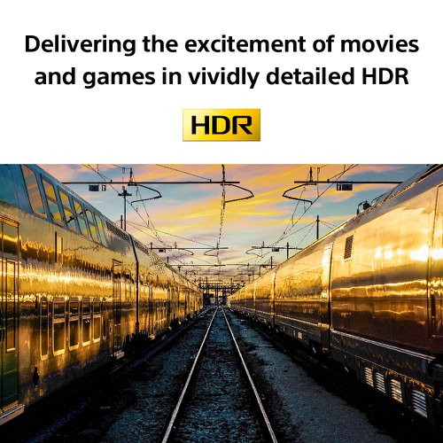 This TV brings you the excitement of movies and games in vividly detailed HDR. It handles a variety of HDR formats, including HDR10 and Hybrid Log-Gamma.With full digital processing, BRAVIA ENGINE produces high definition pictures with less noise from both digital high vision and analogue signals. In addition, it maximises the power of the device to improve colour and contrast so you enjoy pictures full of vivid colour and depth.Find all the entertainment you can dream of, as fast as you can talk. With advanced voice control, this Android smart TV lets you enjoy movies and shows from apps or broadcast in an instant.Find your favourite content faster than ever using the power of your voice. With Voice Search, there’s no more complicated navigation or tiresome typing – you just have to ask.Your TV is more helpful than ever. Use your voice to find movies, stream apps, play music, and control the TV. Ask Google to find a specific title, search by genre, or get personalized recommendations by saying, “what should I watch?” Even get answers like sports scores, control smart home devices, and more. Talk to Google to get started.Connect to a Google Assistant-enabled device for hands-free control of your Sony TV. You can find and cast your favourite videos to your Sony TV, all with just your voice.Chromecast lets you cast your favourite videos, games and apps from your mobile device, in full quality, to your Chromecast built in TV. Just one tap of the Cast button on your Android or iOS screen is all you need to supersize the things you love. Cast your content then continue browsing on your phone or tablet.Store your favourite TV shows on an external USB hard disk drive to enjoy whenever you want. USB HDD REC allows one-touch and timer recording of a digital broadcast onto any USB HDD device up to 2TB in capacity. While viewing the show, simply press REC to start recording, which will automatically stop at the end of the programme.BRAVIA TVs are contributing to the protection of the environment. Display Off Mode helps save energy by turning the picture display off without needing to put the TV into full stand-by mode, so audio can still be enjoyed.